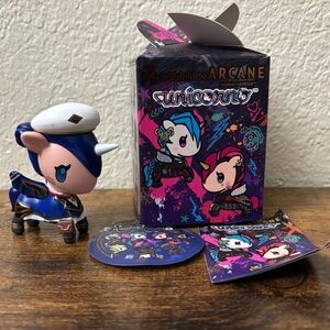 tokidoki x ARCANE League of Legends Unicorno Task Force Caitlyn Blind Box Figure